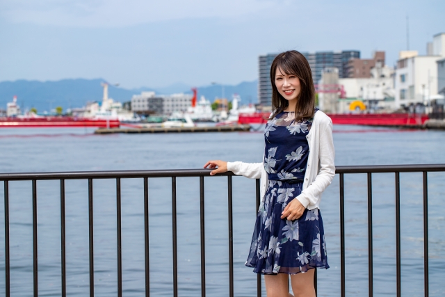 ポートレート　女性　撮影　水平
